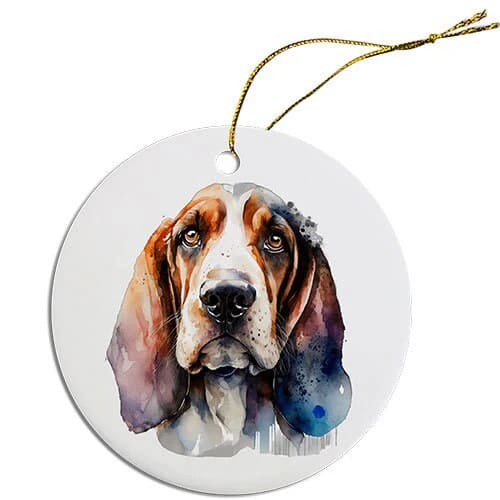 Bassett Hound Christmas Ornaments - Ornaments