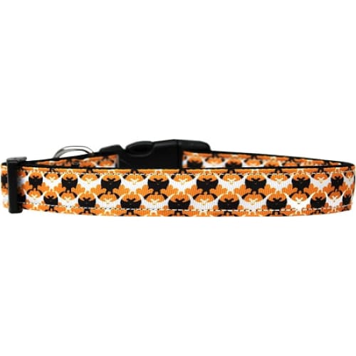 Bat Argyle Nylon Dog Collars & Leashes - Dog Collars - Nylon