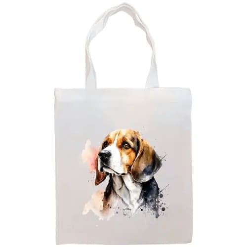 Beagle Canvas Tote Bag - Beagle