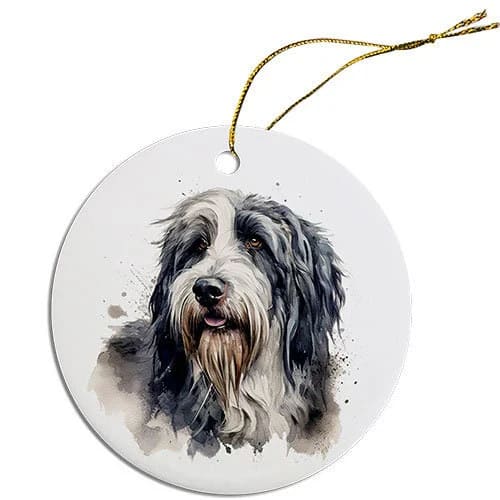 Bearded Collie Christmas Ornaments - Ornaments