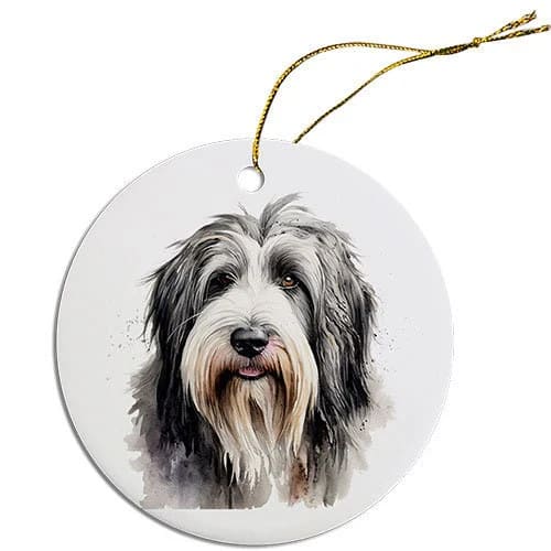 Bearded Collie Christmas Ornaments - Ornaments