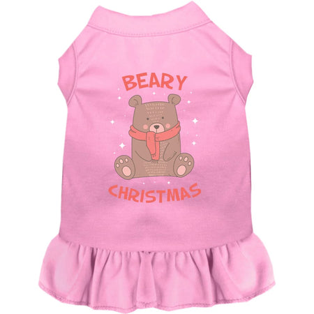 Beary Christmas Pet Dress - Screen Print Dog Dresses