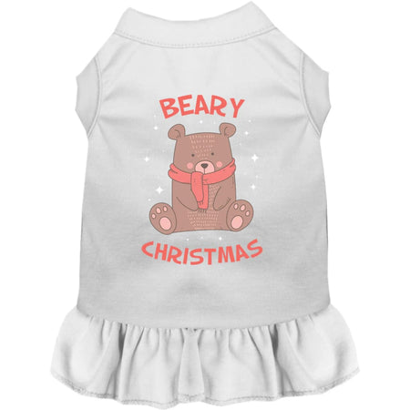 Beary Christmas Pet Dress - Screen Print Dog Dresses