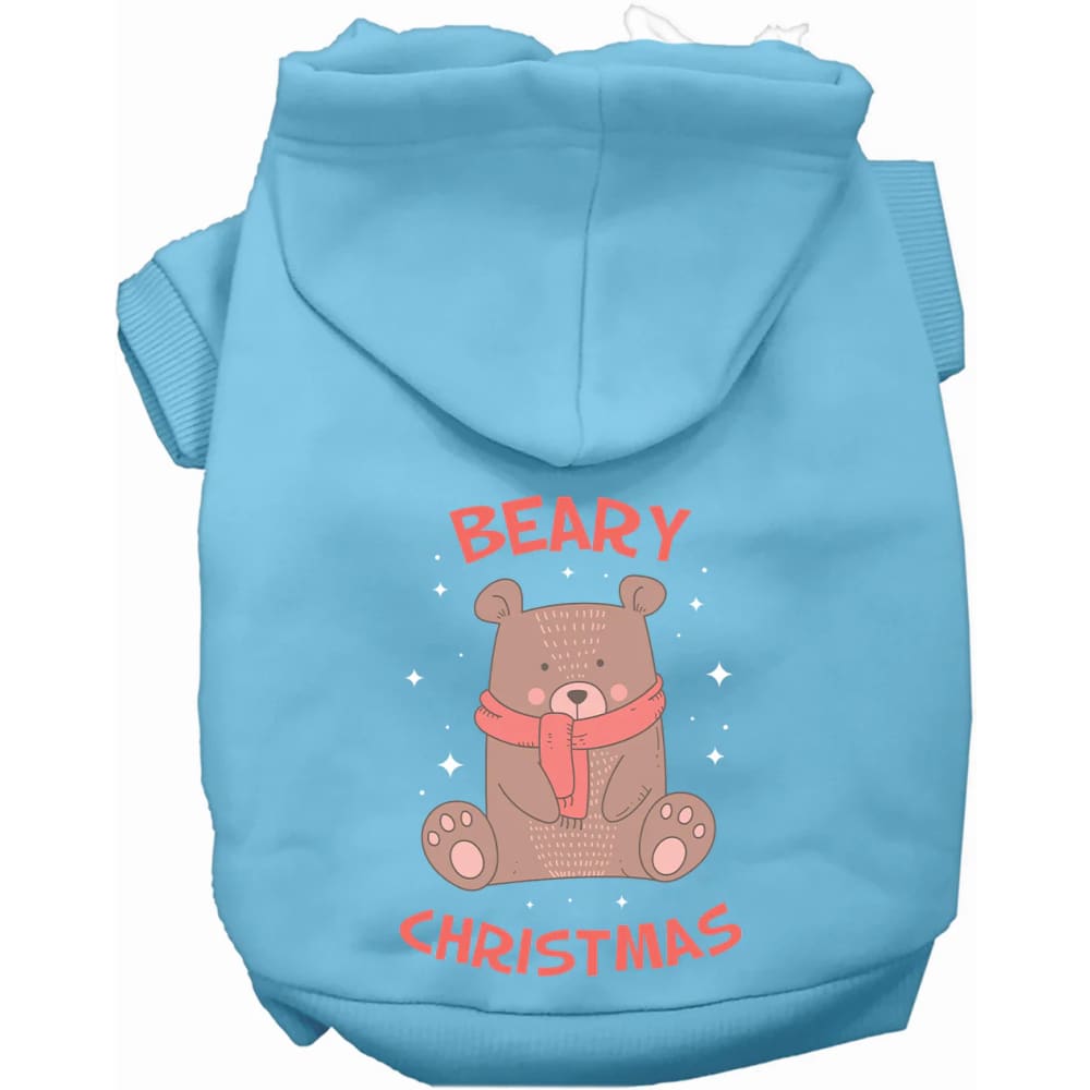 Beary Christmas Pet Hoodie - Screen Print Hoodies