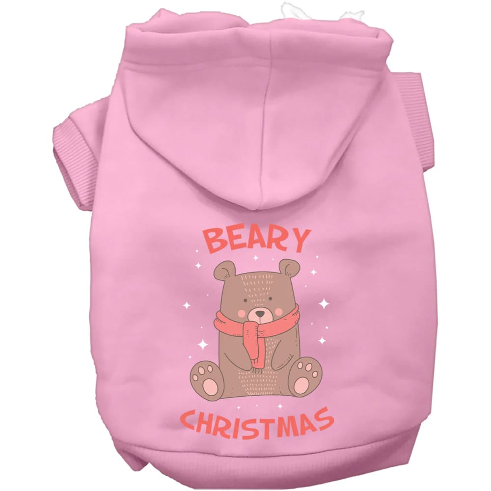 Beary Christmas Pet Hoodie - Screen Print Hoodies