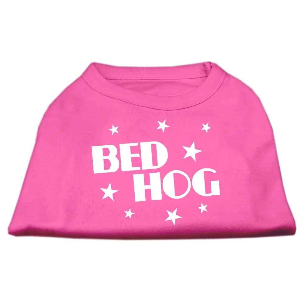 Bed Hog Screen Printed Dog Shirt - Screen Print Shirts