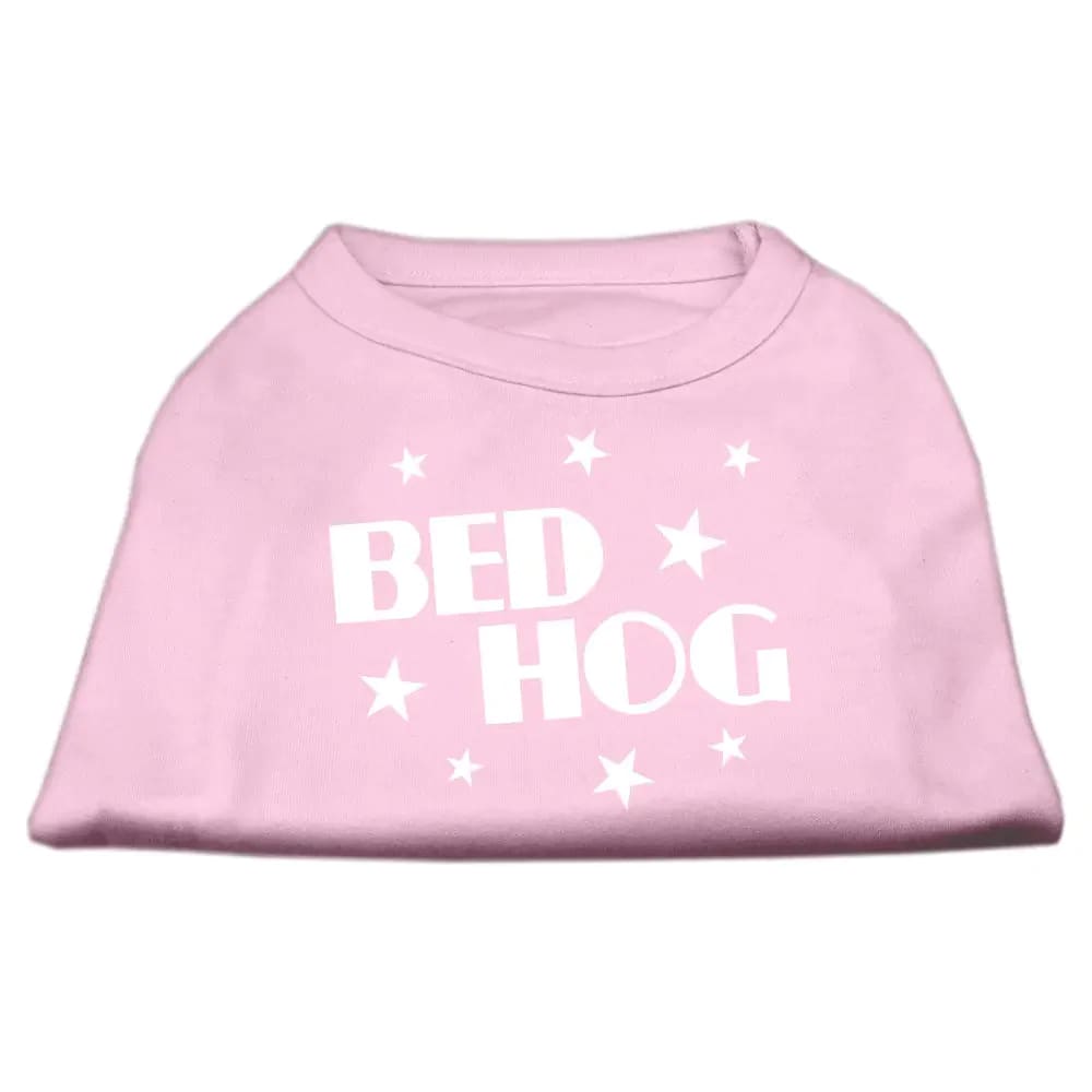 Bed Hog Screen Printed Dog Shirt - Screen Print Shirts