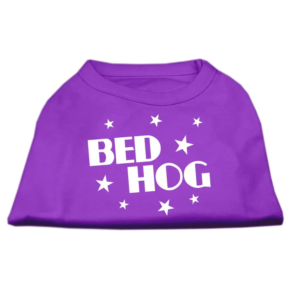 Bed Hog Screen Printed Dog Shirt - Screen Print Shirts