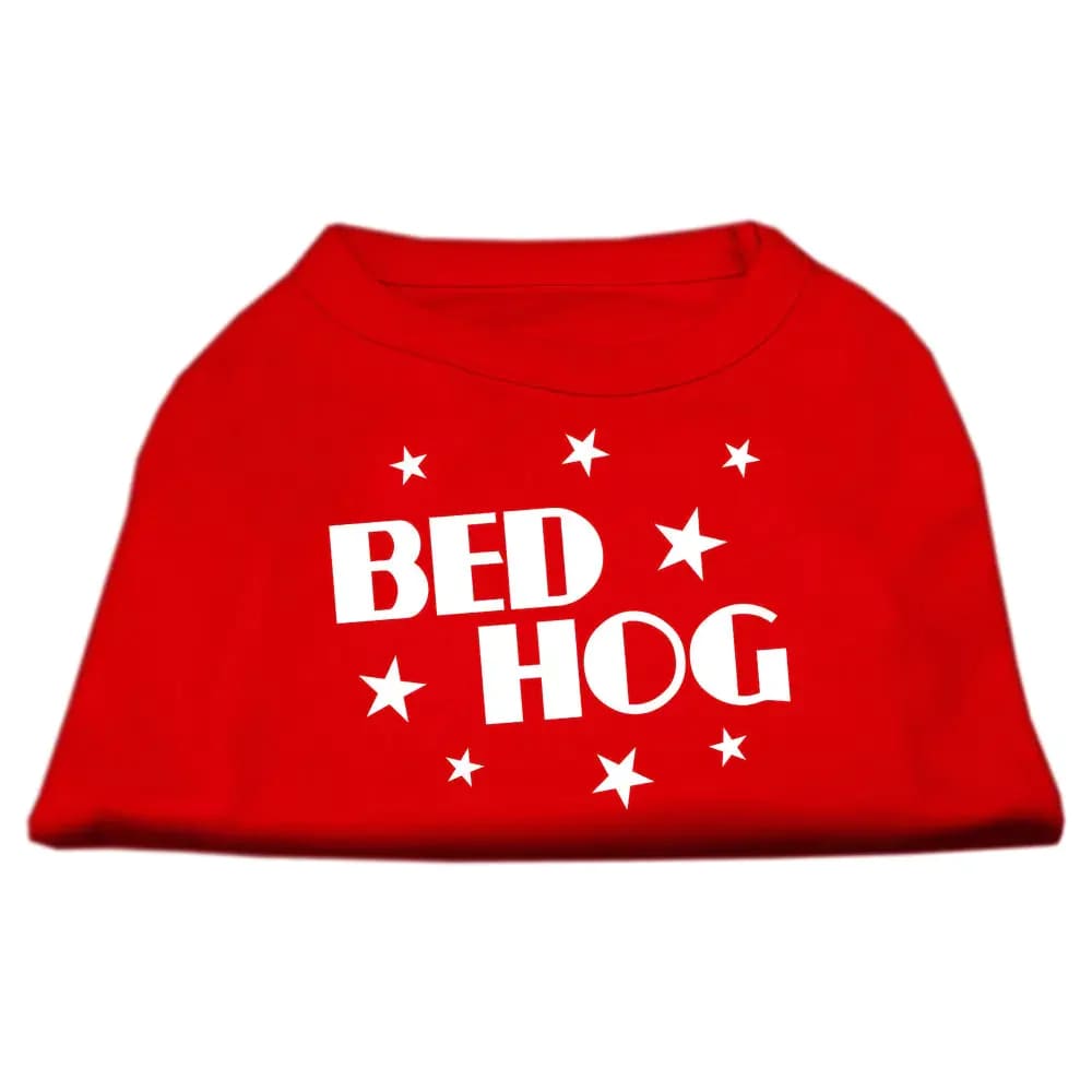 Bed Hog Screen Printed Dog Shirt - Screen Print Shirts