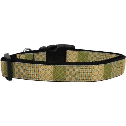 Beige Chaos Nylon Cat Collar - Cat Collars - Classic