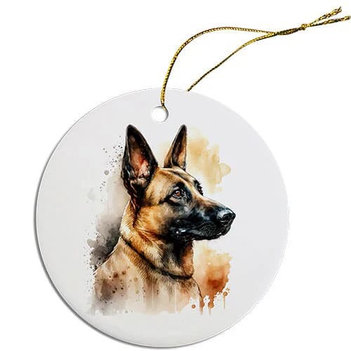 Belgian Malinois Christmas Ornaments - Ornaments