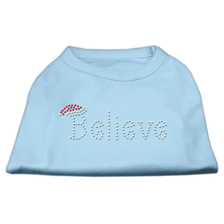 Believe Rhinestone Pet Shirt - Screen Print Shirts