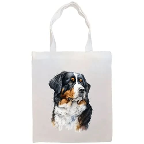 Bernese Mountain Dog Canvas Tote Bag - Bernese Mountain Dog