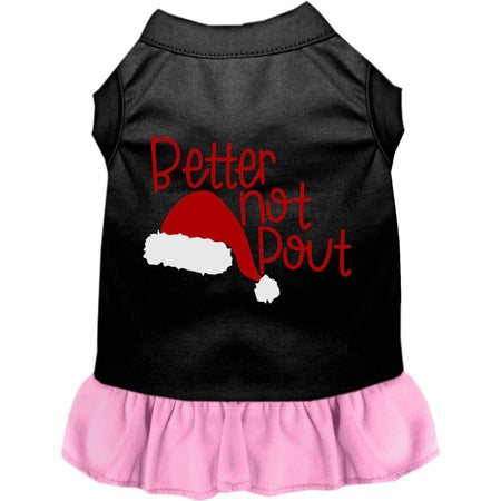 Better Not Pout Pet Dress - Screen Print Dog Dresses