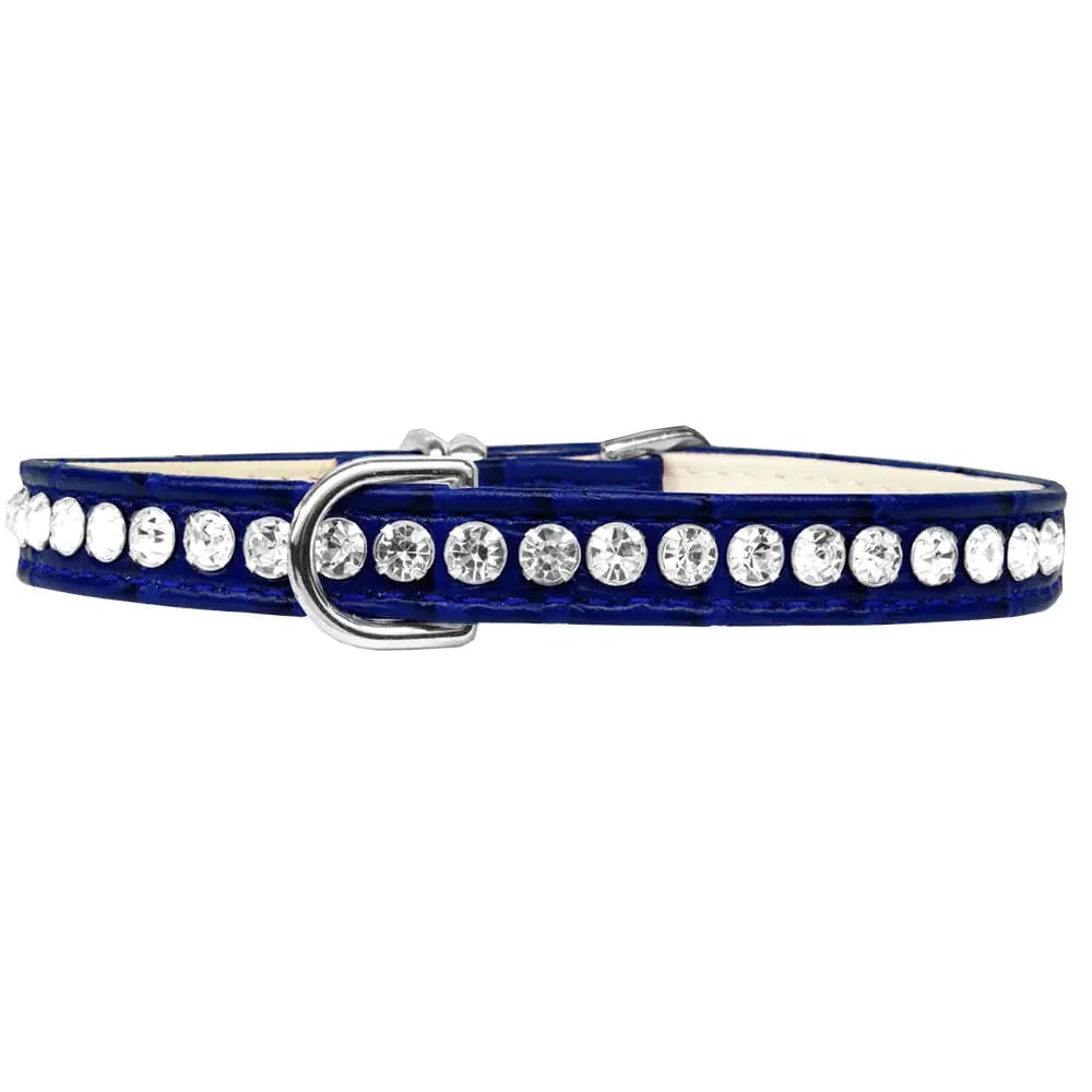 Beverly Style Rhinestone Designer Croc Dog Collar - Dog