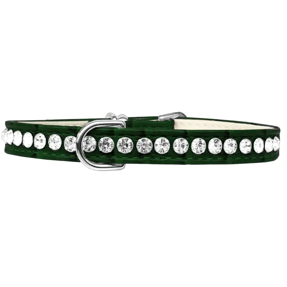 Beverly Style Rhinestone Designer Croc Dog Collar - Dog