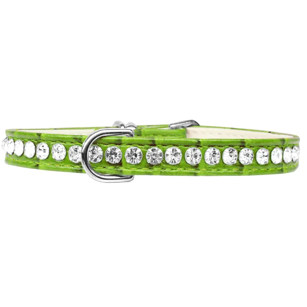 Beverly Style Rhinestone Designer Croc Dog Collar - Dog