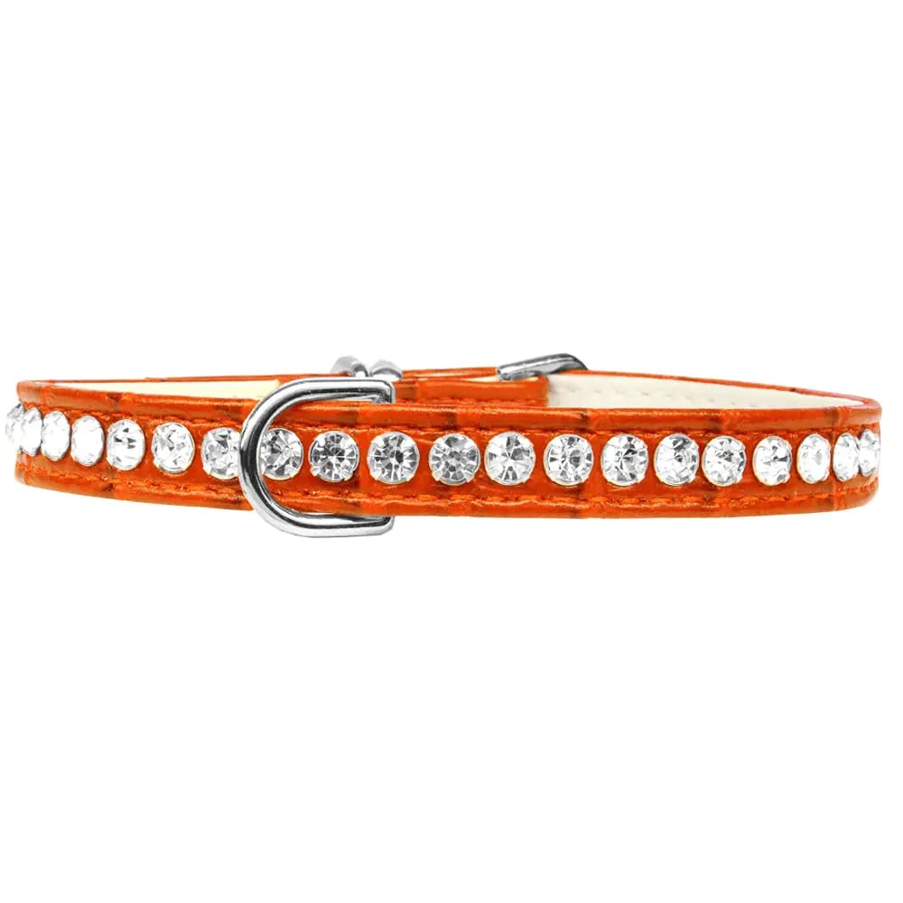 Beverly Style Rhinestone Designer Croc Dog Collar - Dog