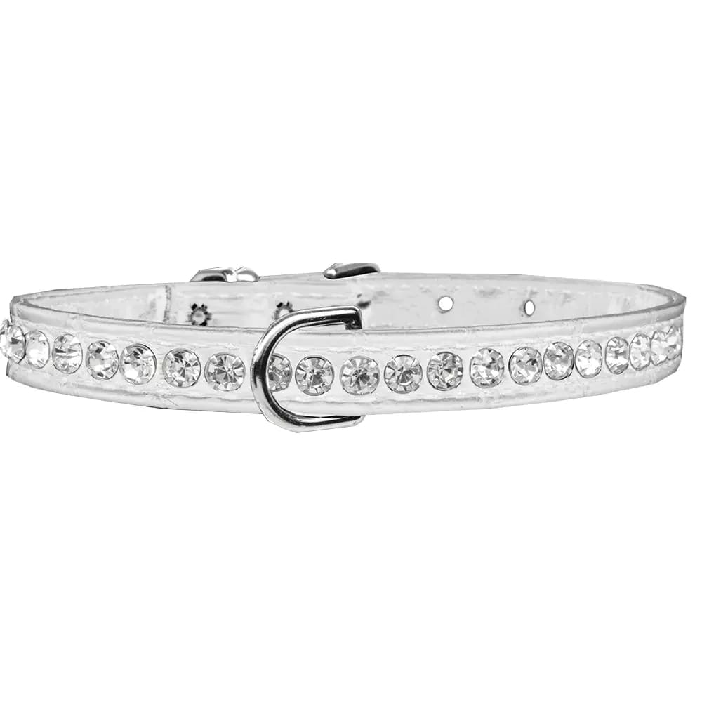 Beverly Style Rhinestone Designer Croc Dog Collar - Dog