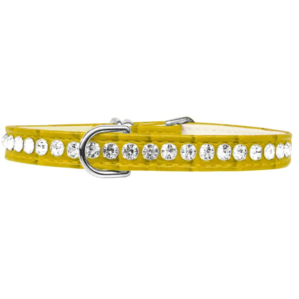 Beverly Style Rhinestone Designer Croc Dog Collar - Dog