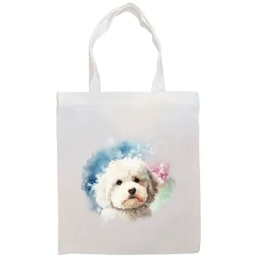 Bichon Frise Canvas Tote Bag - Bichon Frise