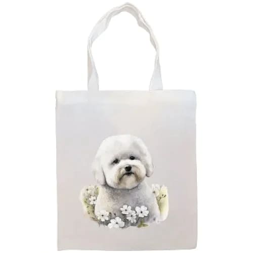 Bichon Frise Canvas Tote Bag - Bichon Frise