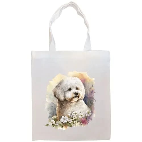 Bichon Frise Canvas Tote Bag - Bichon Frise