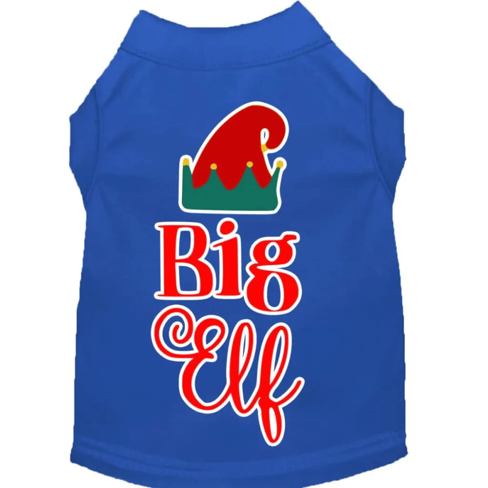 Big Elf Screen Print Pet Shirt - Screen Print Shirts