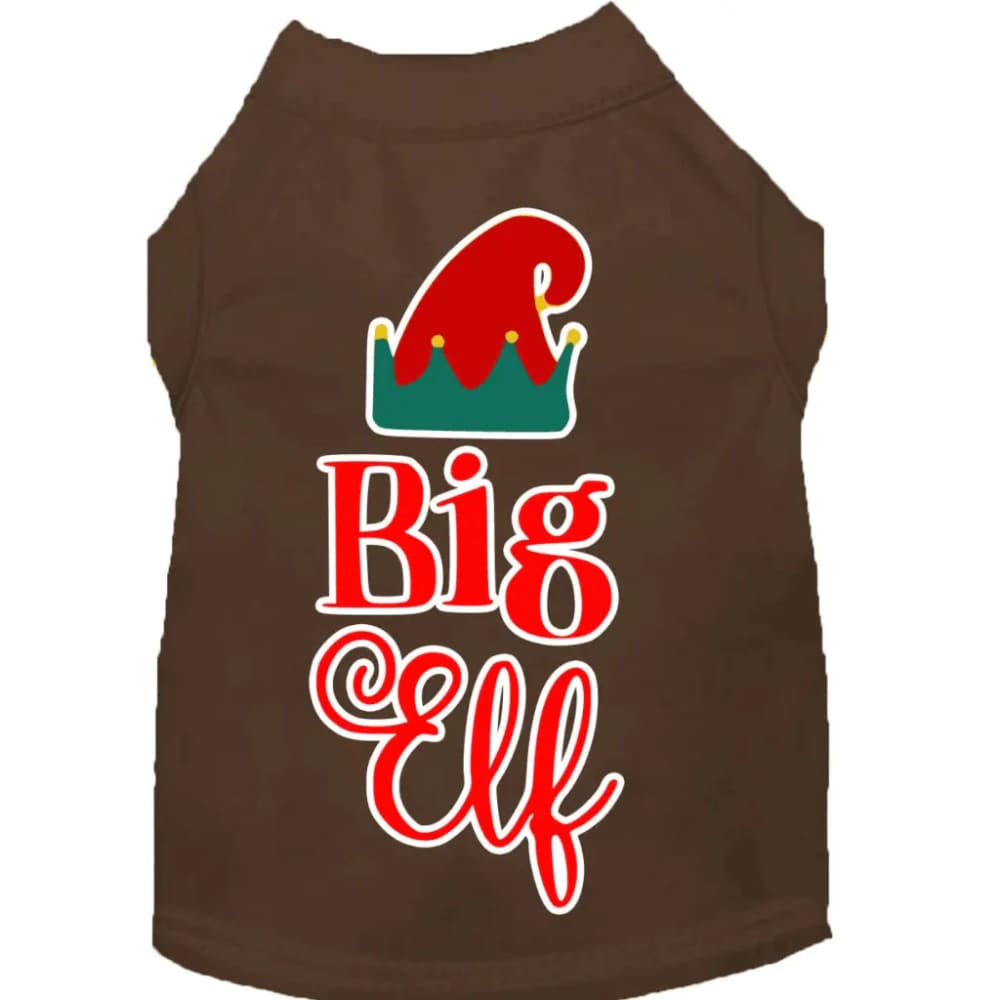 Big Elf Screen Print Pet Shirt - Screen Print Shirts