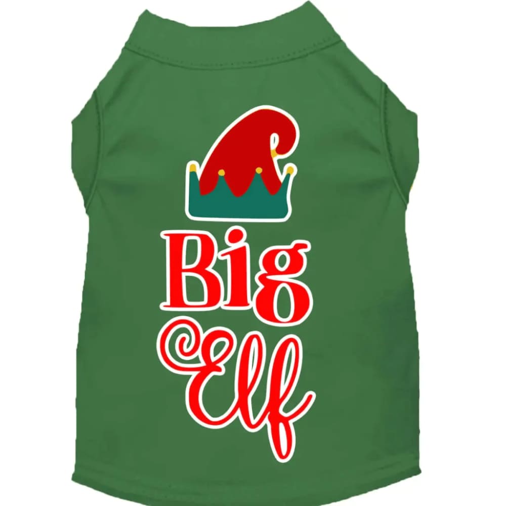 Big Elf Screen Print Pet Shirt - Screen Print Shirts