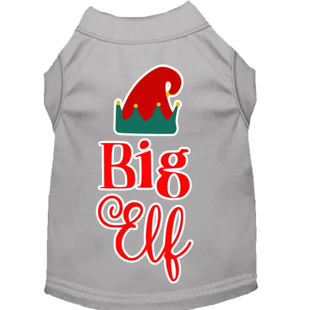 Big Elf Screen Print Pet Shirt - Screen Print Shirts