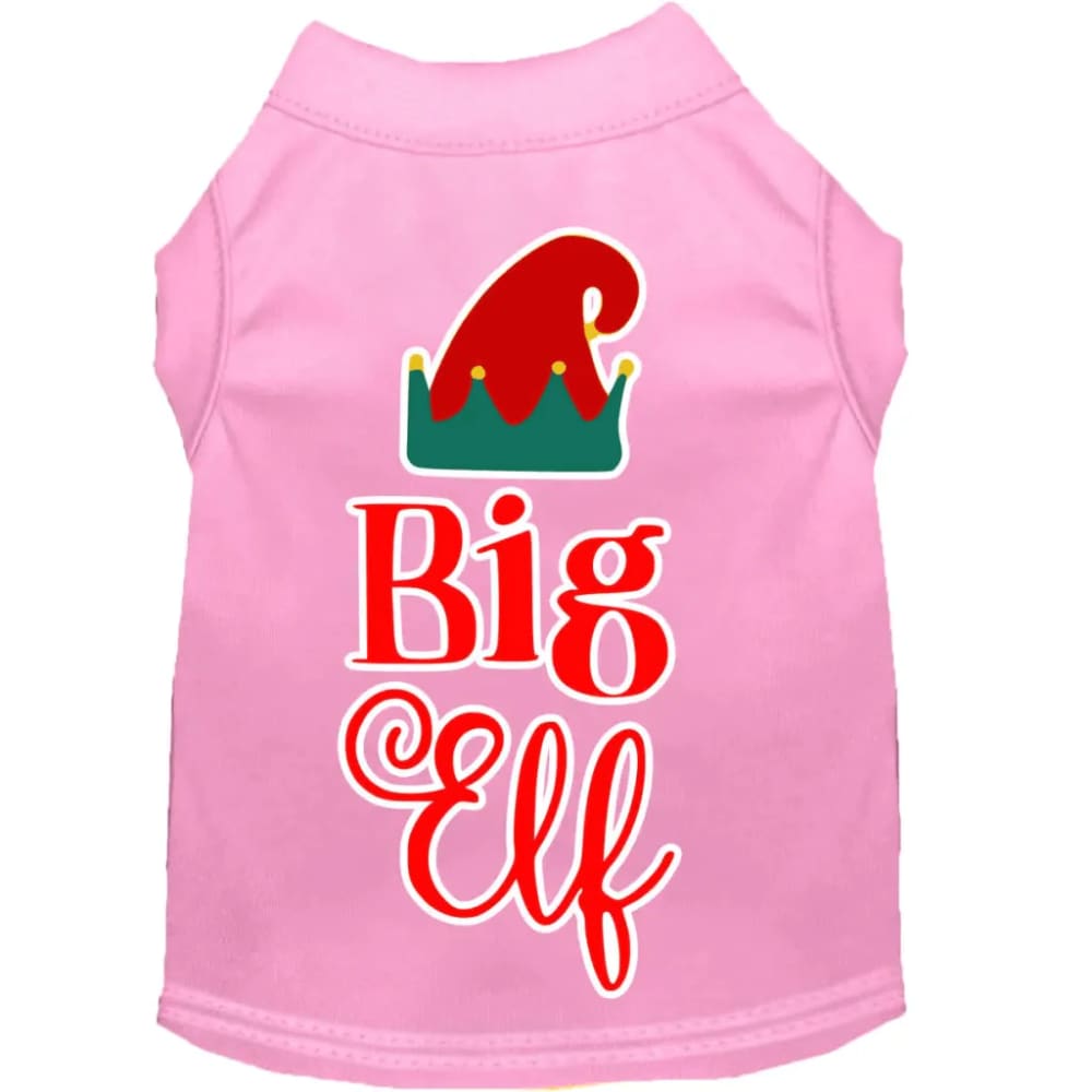 Big Elf Screen Print Pet Shirt - Screen Print Shirts