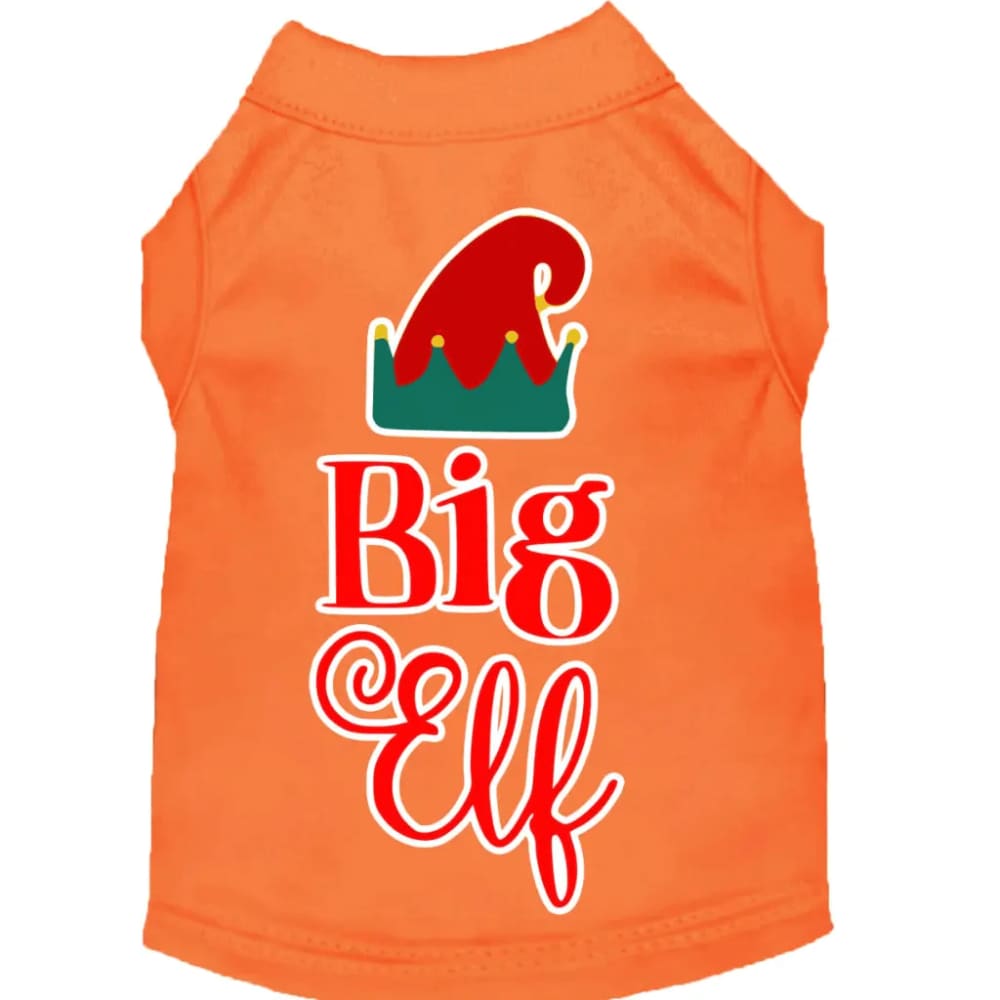 Big Elf Screen Print Pet Shirt - Screen Print Shirts