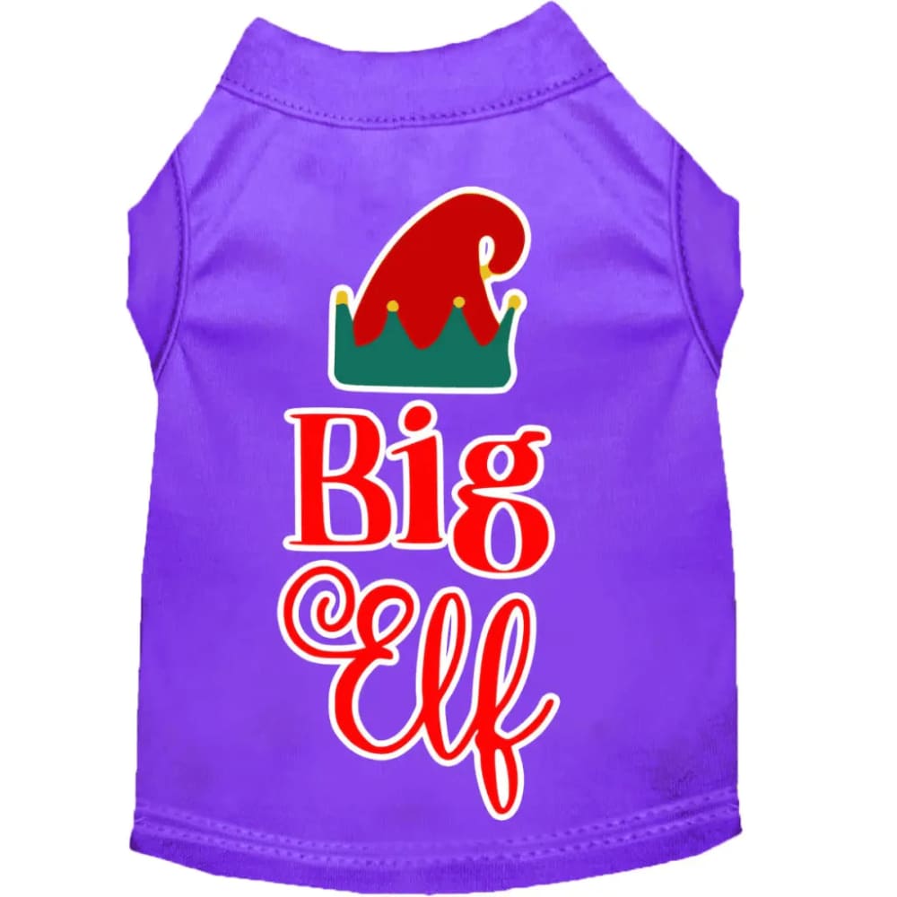 Big Elf Screen Print Pet Shirt - Screen Print Shirts