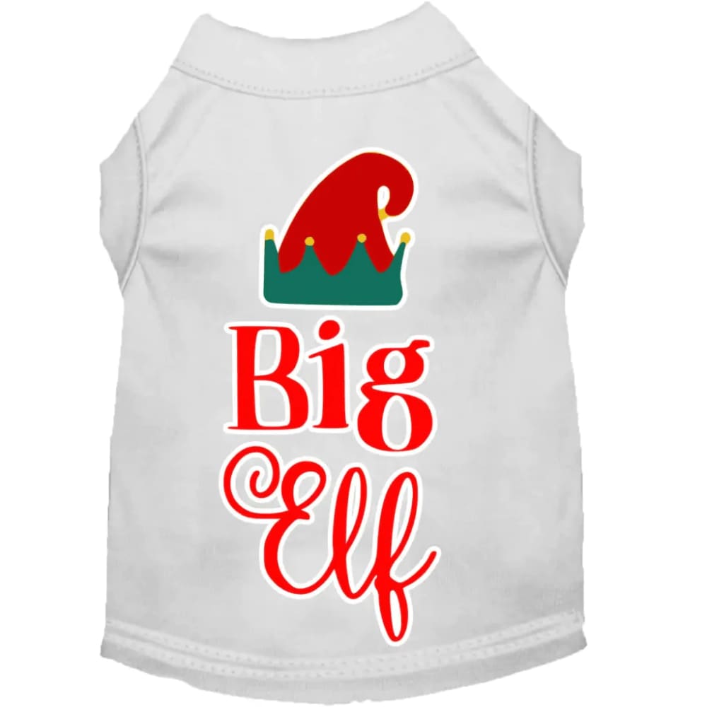 Big Elf Screen Print Pet Shirt - Screen Print Shirts