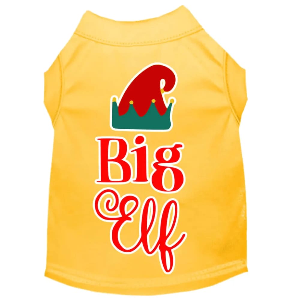 Big Elf Screen Print Pet Shirt - Screen Print Shirts