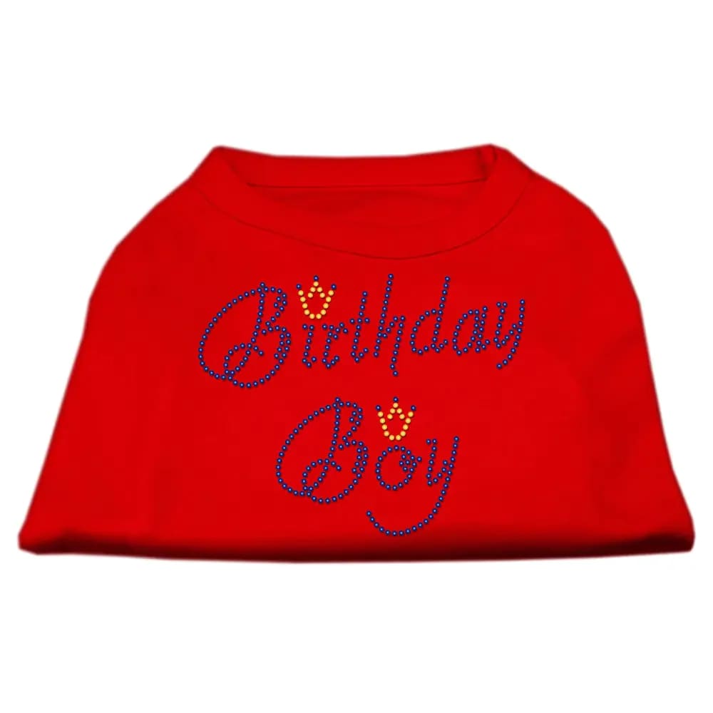 Birthday Boy Rhinestone Dog Shirt - Rhinestone Pet Shirts