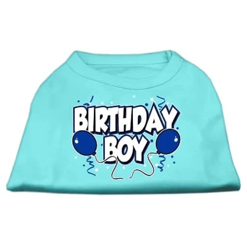 Birthday Boy Screen Print Dog Shirt - Screen Print Shirts