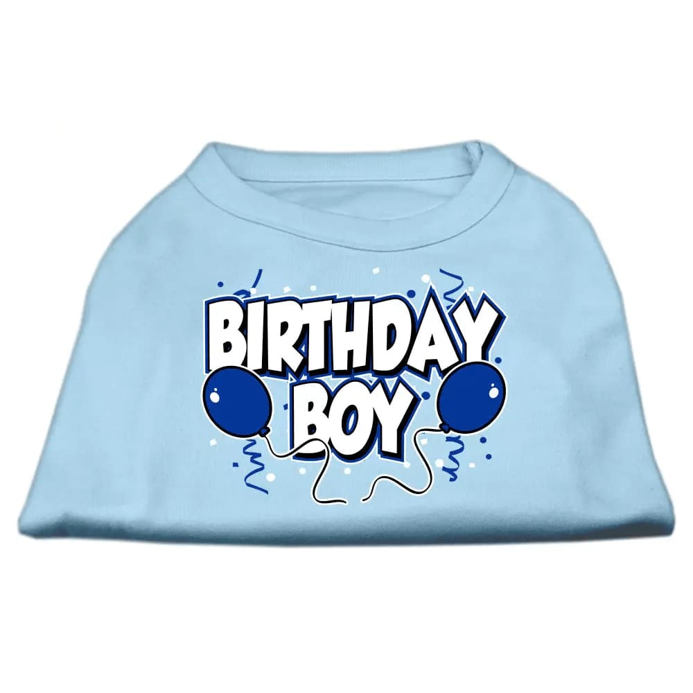 Birthday Boy Screen Print Dog Shirt - Screen Print Shirts