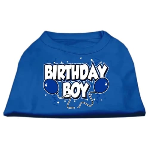 Birthday Boy Screen Print Dog Shirt - Screen Print Shirts