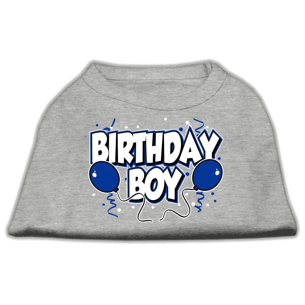 Birthday Boy Screen Print Dog Shirt - Screen Print Shirts