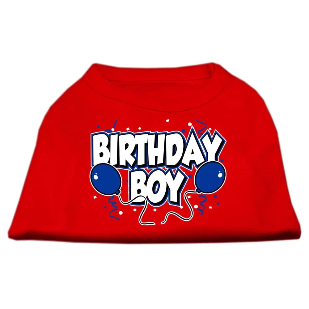 Birthday Boy Screen Print Dog Shirt - Screen Print Shirts