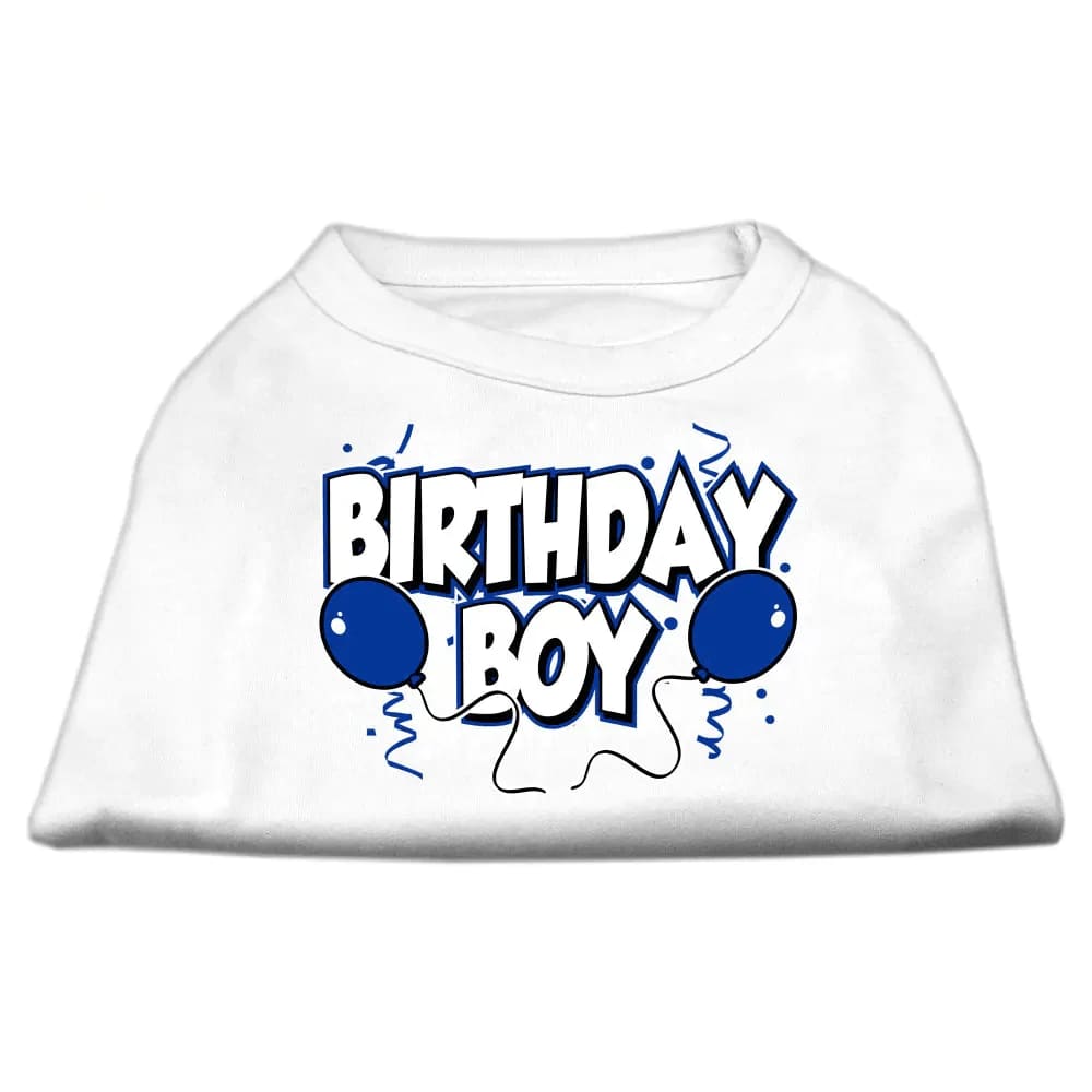 Birthday Boy Screen Print Dog Shirt - Screen Print Shirts