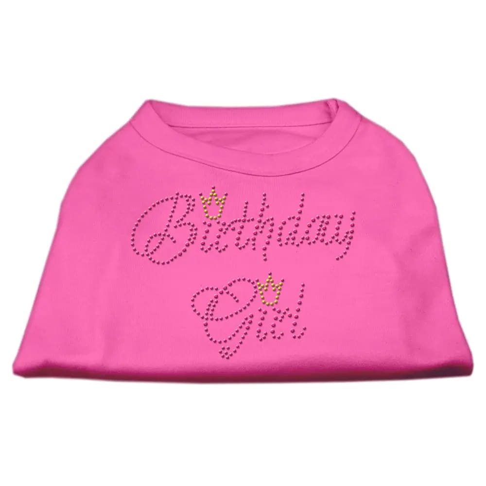 Birthday Girl Rhinestone Dog Shirt - Rhinestone Pet Shirts