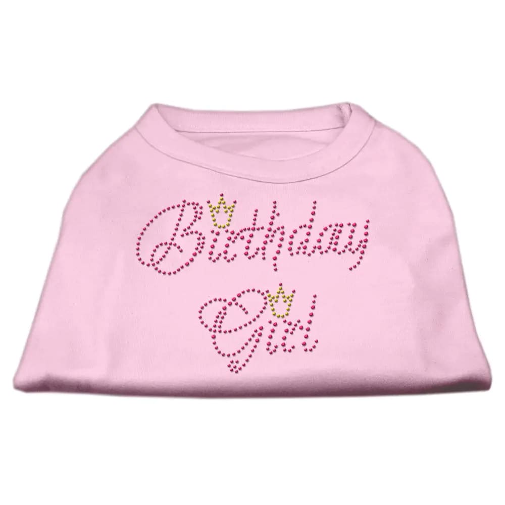 Birthday Girl Rhinestone Dog Shirt - Rhinestone Pet Shirts