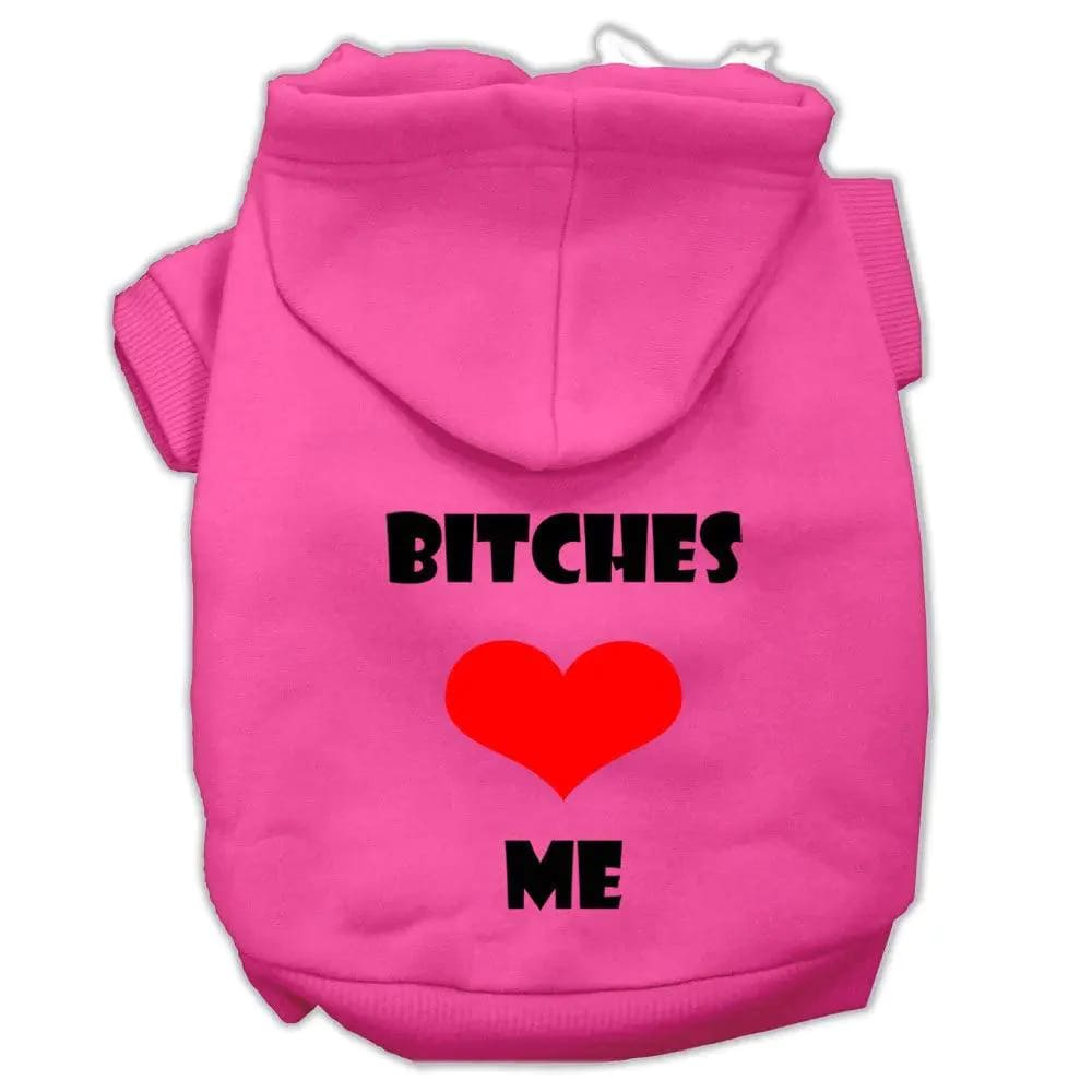 Bitches Love Me Pet Hoodies - Pet Hoodies