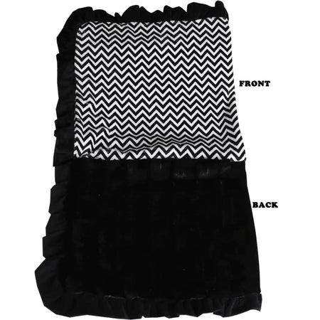 Black Chevron Pet Blanket