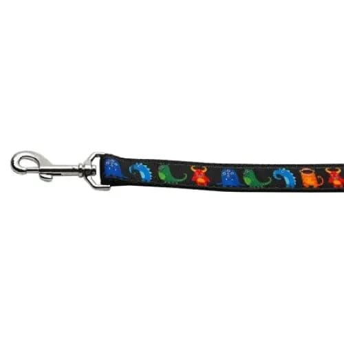 Black Monsters Nylon Dog Collars & Leashes - Dog Collars