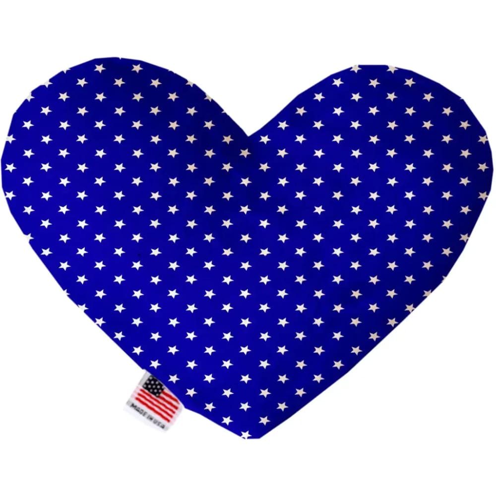 Blue Stars Heart Dog Toy - Heart Dog Toys