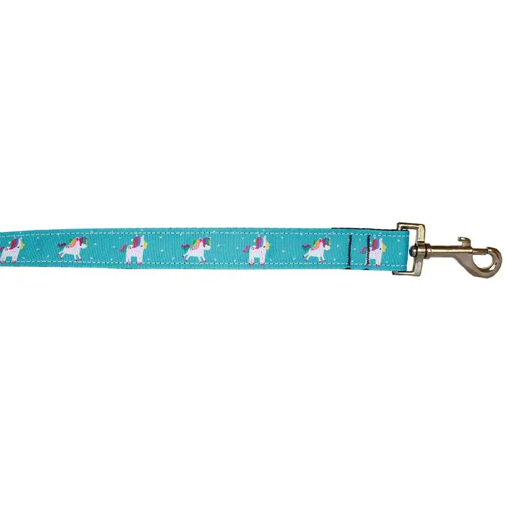 Blue Unicorn Nylon Dog Collars & Leashes - Dog Collars